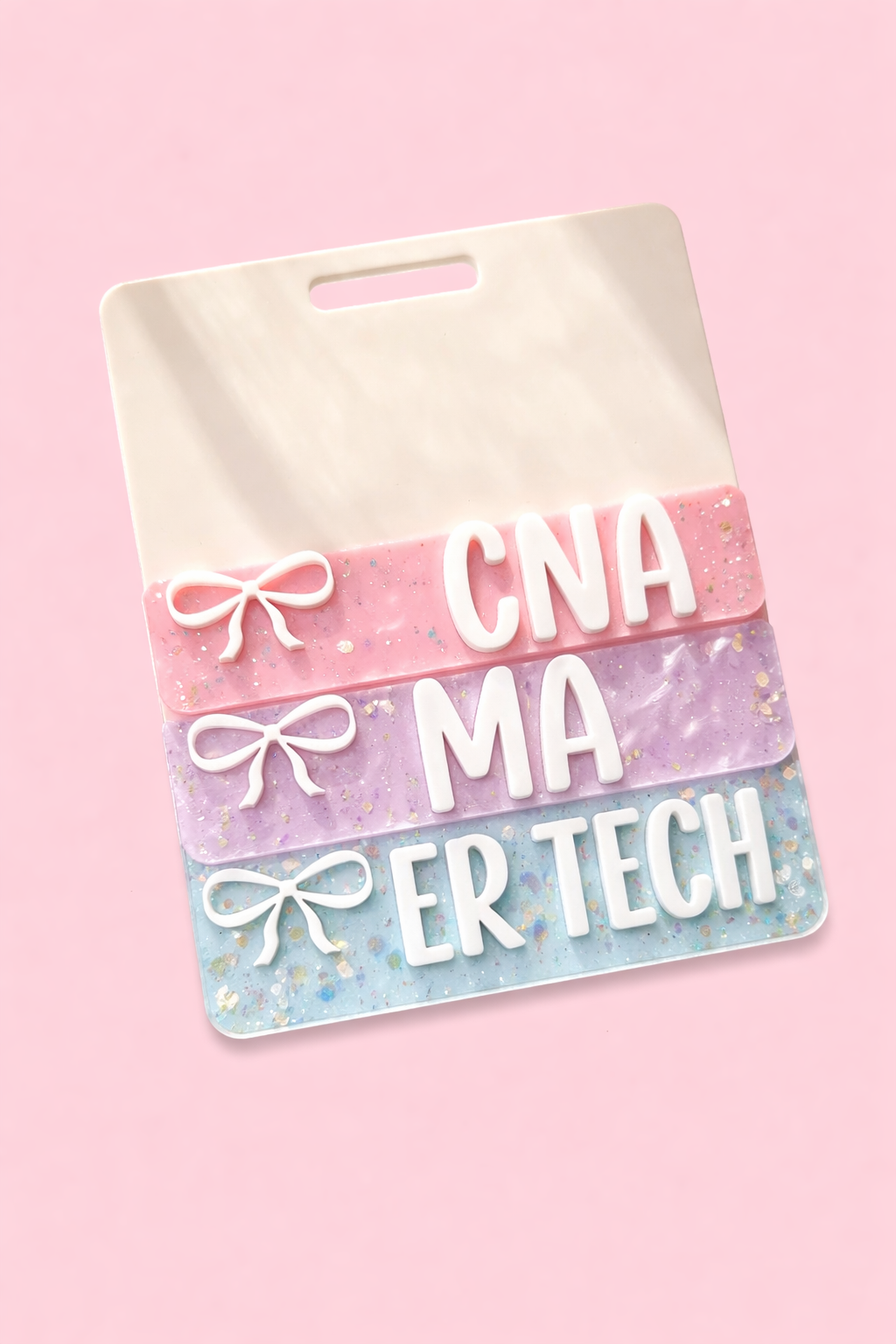 Acrylic badge buddy